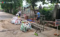 Hà Nội: Người dân “vựa nước” đắp đập, dựng chắn ứng phó bão Matmo