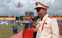 Hình ảnh đẹp của các chiến sĩ Công an bảo vệ bình yên cho Thủ đô