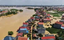 Lũ trên sông Cầu ở Bắc Ninh tiếp tục lên