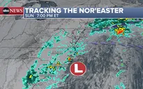 Bão Nor'easter chuẩn bị hoành hành ở Bờ Đông nước Mỹ với mưa lớn và gió giật