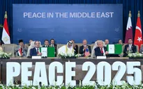 Kết thúc Hội nghị thượng đỉnh về hòa bình Gaza dưới sự đồng chủ trì của Tổng thống Trump