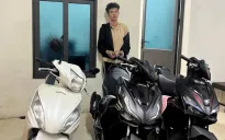 Bắt thanh niên trộm cắp hàng loạt xe máy ở Hải Phòng