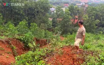 Thái Nguyên: Xuất hiện vết nứt lớn tại bãi thải mỏ sắt, di dời khẩn cấp người dân