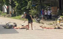 Va chạm với xe khách, 2 người đi xe máy tử vong