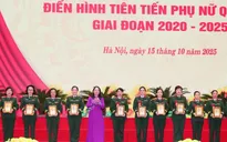 Tuyên dương điển hình tiên tiến trong phụ nữ Quân đội giai đoạn 2020 - 2025