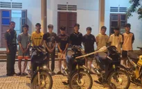 Gần 50 thanh thiếu niên mang hung khí hẹn đánh nhau vì mâu thuẫn trên mạng