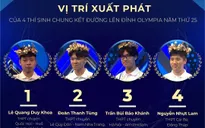 Công bố thứ tự thi của 4 thí sinh Chung kết Đường lên đỉnh Olympia 2025