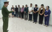 Lợi dụng đám tang để xóc đĩa, 9 đối tượng bị khởi tố