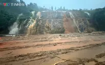 Cảnh báo sạt lở nghiêm trọng trên tuyến cao tốc La Sơn - Túy Loan