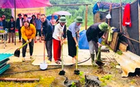 Xã vùng cao Nghệ An khởi công xây dựng nhà ở cho hộ nghèo bị trôi nhà do mưa lũ