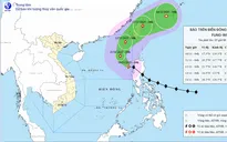 Bão Fung-Wong đã đi vào Biển Đông, trở thành bão số 14