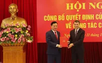 Chủ tịch UBND tỉnh Hưng Yên Nguyễn Khắc Thận giữ chức Bí thư Tỉnh ủy Nghệ An