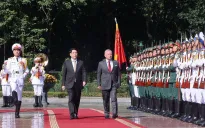 Chủ tịch nước Lương Cường chủ trì lễ đón chính thức Quốc vương Jordan