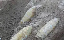 Phát hiện 3 quả bom tại khu vực đồng lúa xã Sơn Động, tỉnh Bắc Ninh
