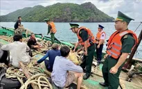 Cứu 5 ngư dân gặp nạn trên vùng biển Côn Đảo lúc rạng sáng