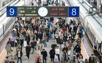 Đường sắt Trung Quốc lập kỷ lục vận tải gần 4 tỷ lượt khách trong 10 tháng