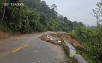 Nghệ An: Tuyến quốc lộ có hàng loạt điểm sạt lở nghiêm trọng