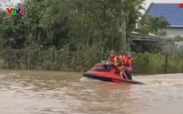 Nước tại Đắk Lắk rút nhanh, lực lượng cứu hộ tiếp tục ứng cứu hộ dân bị ngập