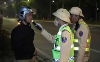 CSGT Hà Nội xử lý 284 trường hợp vi phạm nồng độ cồn trong ngày cuối tuần