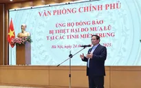 Thủ tướng: Nhanh chóng ban hành Nghị quyết khẩn trương khắc phục hậu quả thiên tai