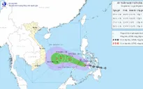 Áp thấp nhiệt đới di chuyển nhanh hơn hướng vào khu vực Biển Đông