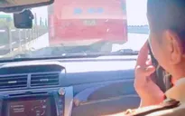 Hà Nội: Xử phạt tài xế xe khách cản trở đoàn xe ưu tiên