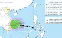 Bão số 15 di chuyển chậm, liên tục đổi hướng