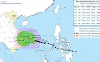 Trong 3 giờ qua, bão số 15 hầu như ít dịch chuyển