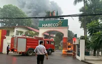 Cháy lớn ở Nhà máy Bia Hà Nội Habeco