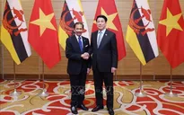 Chủ tịch nước Lương Cường chủ trì chiêu đãi cấp nhà nước Quốc vương Brunei