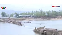 Đập Tam Giang bị hư hỏng nghiêm trọng do mưa lũ