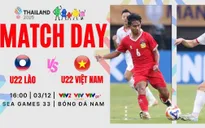 U22 Lào vs U22 Việt Nam: Nhiệm vụ phải thắng | 16h00 ngày 3/12 trực tiếp VTV2, VTV Cần Thơ và VTVgo

