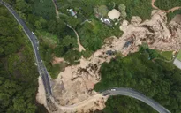 Nhiều tuyến đèo vào Đà Lạt tiếp tục sạt lở, cảnh báo người dân hạn chế di chuyển