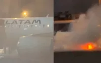 Cháy đường băng sân bay ở Brazil, gần 200 hành khách phải sơ tán 