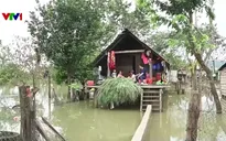 Gia Lai: Hàng chục căn nhà vẫn ngập sâu