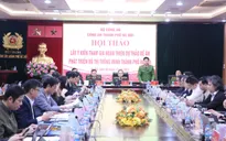 Công an Hà Nội lấy ý kiến xây dựng Dự thảo Đề án phát triển đô thị thông minh