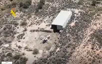 Tây Ban Nha triệt phá băng nhóm vận chuyển ma túy bằng trực thăng từ Morocco