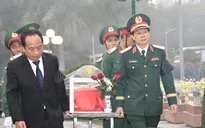 Điện Biên: Truy điệu, an táng 10 hài cốt liệt sĩ hy sinh tại Lào