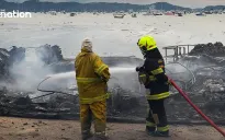 Hơn 20 tàu cao tốc bị thiêu rụi trong vụ hỏa hoạn tại Thái Lan