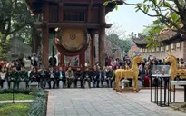 Trưng bày chuyên đề "Ngựa về phố" tại Văn Miếu - Quốc Tử Giám