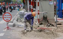Hà Nội tạm dừng thi công đào đường, vỉa hè phục vụ Đại hội XIV của Đảng