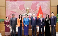 Chủ tịch Quốc hội tiếp các Đại sứ Campuchia, Hoa Kỳ và Philippines chào từ biệt