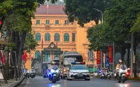 Hàng trăm phương tiện tổng duyệt phương án dẫn đoàn đại biểu dự Đại hội Đảng toàn quốc