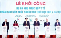Tổng Bí thư dự Lễ khởi công dự án phức hợp y tế chăm sóc sức khỏe người cao tuổi