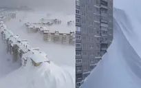 Tuyết rơi dày kỷ lục tại Nga khiến 2 người thiệt mạng