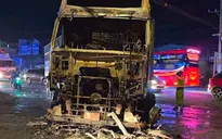 Đồng Nai: 2 vụ container bốc cháy sau tai nạn, giao thông nhiều tuyến đường ùn tắc