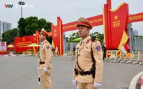 Công an Hà Nội kỷ luật, trung thành, vượt qua rét đậm bảo vệ tuyệt đối an toàn Đại hội Đảng