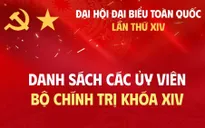 [Infographic] Danh sách 19 Ủy viên Bộ Chính trị khóa XIV