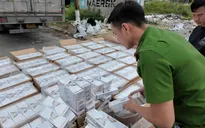 Bắt xe tải chở 24.000 bao thuốc lá nhập lậu trên cao tốc Bắc - Nam