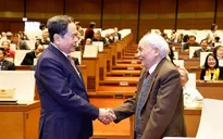 Chủ tịch Quốc hội Trần Thanh Mẫn gặp mặt nguyên lãnh đạo Quốc hội qua các thời kỳ